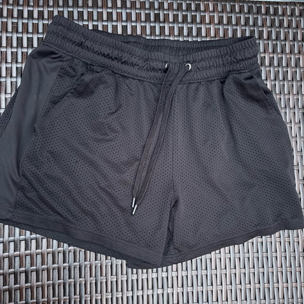 Men's Black Athletic Shorts